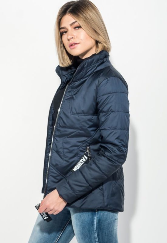 Куртка женская с задекорированными бегунками 69PD914 (темно-синий)