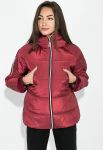 Куртка жіноча спортивна 72PD227 (бордовий)