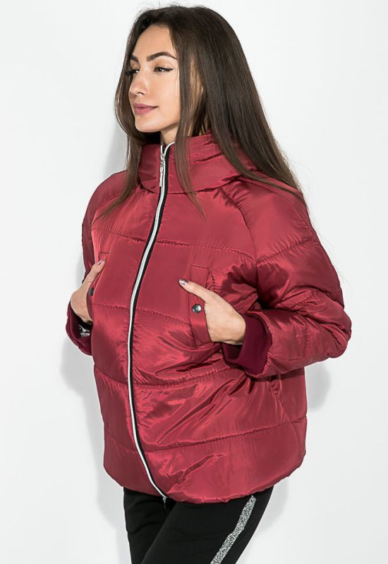 Куртка жіноча спортивна 72PD227 (бордовий)