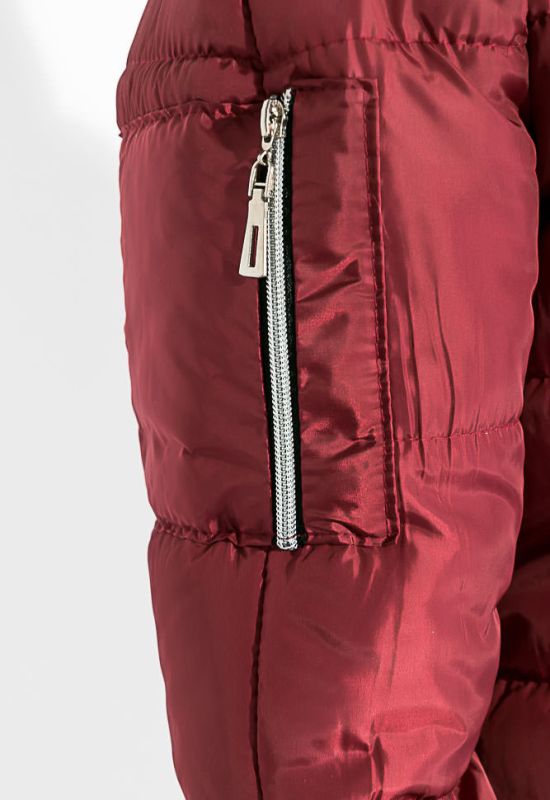 Куртка женская спортивная 72PD227 (бордовый)