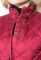 Куртка жіноча стьобана на кнопках 80PD1209 (бордовий)
