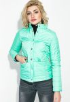 Куртка жіноча стьобана на кнопках 80PD1209 (ментоловий)