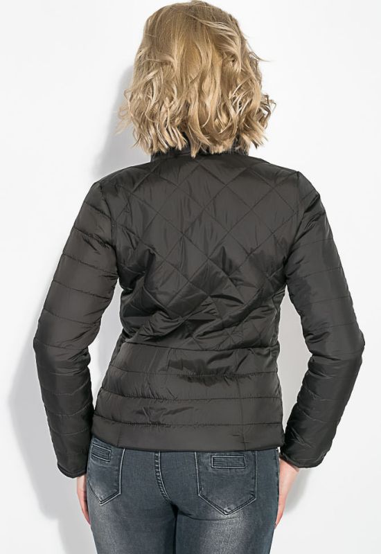 Куртка женская стеганая на кнопках 80PD1209 (черный)