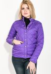 Куртка жіноча стьобана на кнопках 80PD1209 (ультрафіолет)