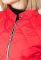 Куртка женская стеганая с воротником стойка 80PD1312 (красный)