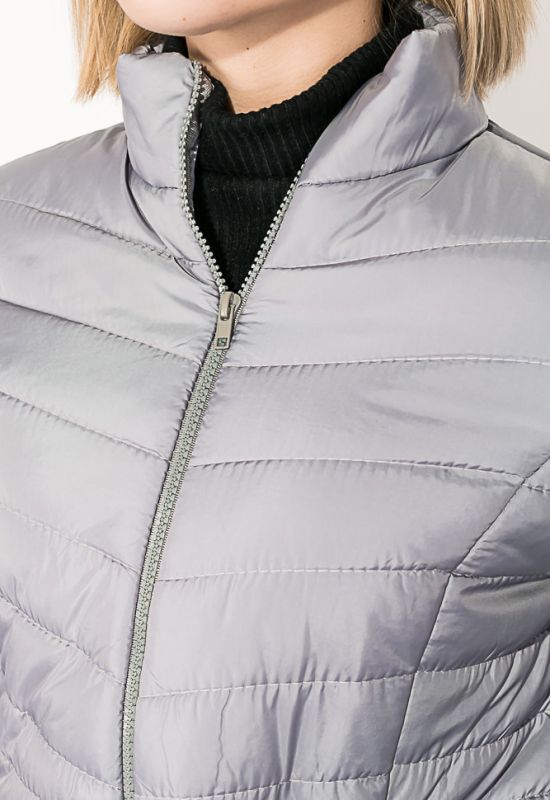 Куртка женская удлиненная 80PD1211 (серый)