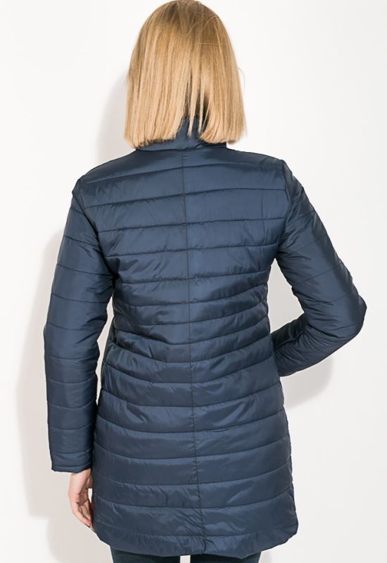 Куртка женская удлиненная 80PD1211 (темно-синий)