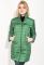 Куртка женская удлиненная 80PD1211 (темно-зеленый)