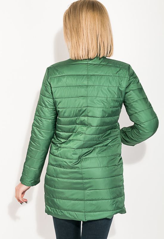Куртка женская удлиненная 80PD1211 (темно-зеленый)