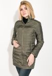 Куртка женская удлиненная 80PD1211 (хаки) Куртка женская удлиненная 80PD1211 (хаки)