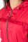 Куртка жіноча подовжена з рюшами 69PD1076 (червоний)