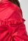 Куртка жіноча подовжена з рюшами 69PD1076 (червоний)