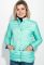 Куртка жіноча застібка блискавка/кнопки демісезон 72PD146 (ментоловий)