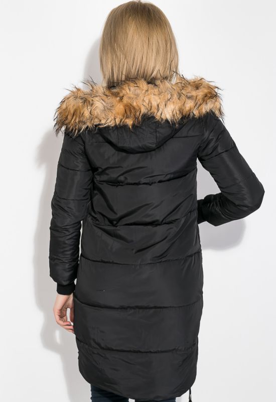 Куртка женская зимняя длинная 677K005 (черный)