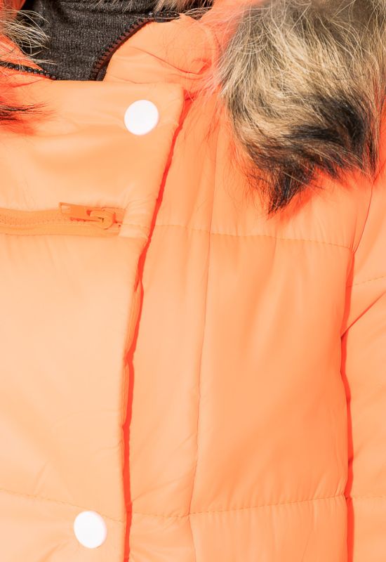 Куртка жіноча зимова яскравих кольорів 80P757 (помаранчевий)