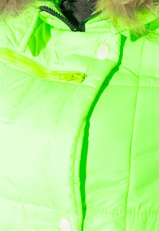 Куртка женская зимняя ярких цветов 80P757 (салатовый)