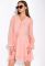 Легка шифонова сукня 103P481 (пудра)