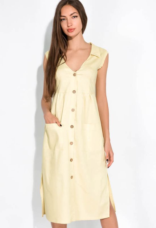 Летнее платье 103P491 (светло-желтый)