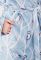 LGD 892 B8 Жіночий халат (блакитний)