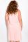 Льняний сарафан 120PUR090-1 (рожевий)