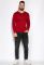 Лонгслив 122P085 (бордовый)