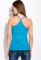 Майка жіноча на тонких бретелях 436V017-1 (блакитний)