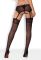 Merossa панчохи Obsessive (чорний)