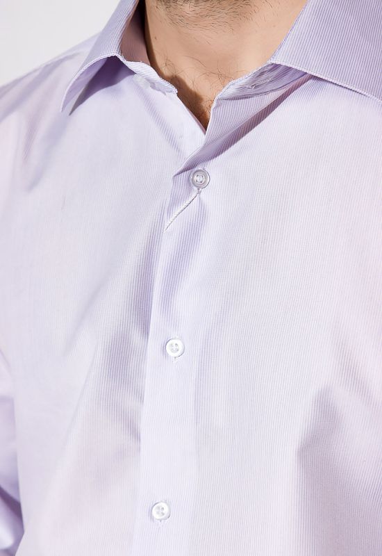 Мужская рубашка 120PAR115-1 (светло-сиреневый)