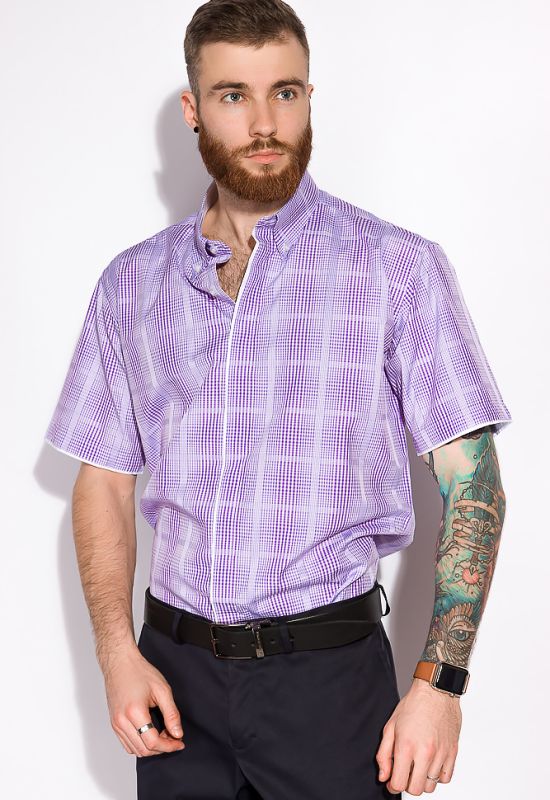 Чоловіча сорочка 120PAR116 (фіолетовий)