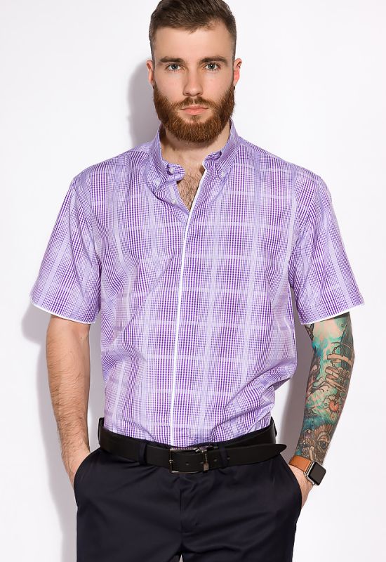 Мужская рубашка 120PAR116 (фиолетовый)