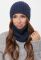 Набір шапка-шарф 31903-35 (джинсовий)