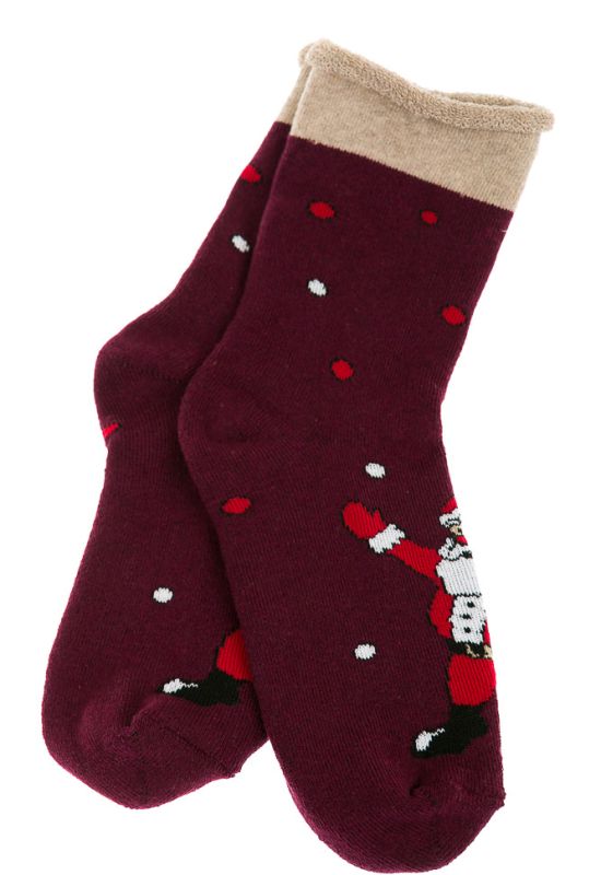 Шкарпетки жіночі 120PNS006 (червоний)