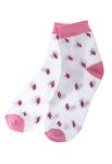 Носки женские 120PRU020 (белый/розовый)