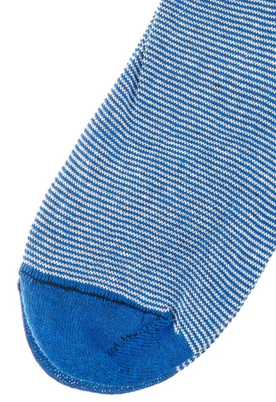 Носки женские в полоску 21P011-1 (синий/белый)