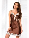 Нічна сорочка IRALL ALEXANDRA (шоколадна)