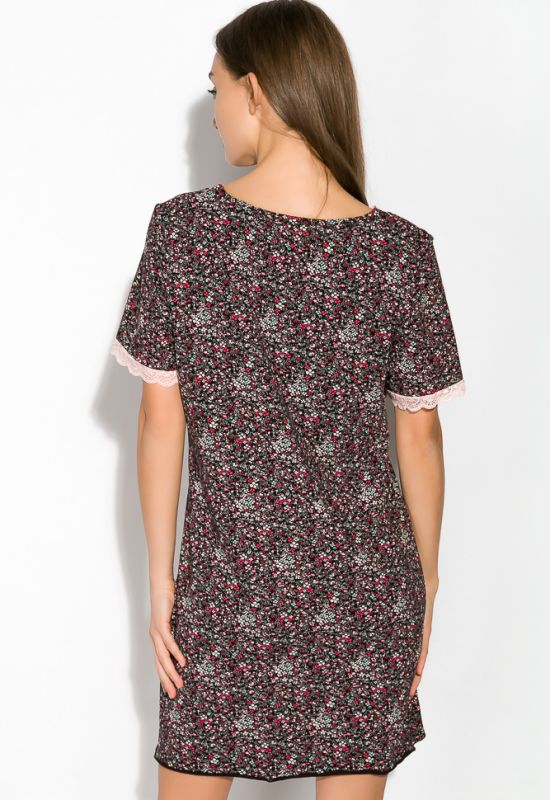 Ночная рубашка женская 107P062 (серый/розовый)