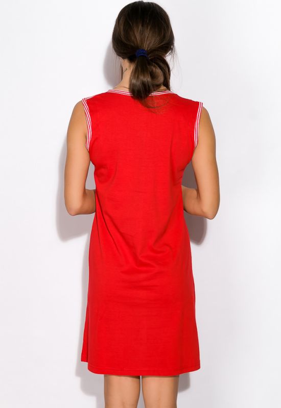 Ночная рубашка женская 107P2726 (красный)