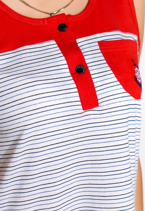 Ночная рубашка женская 107P2734 (белый/красный)