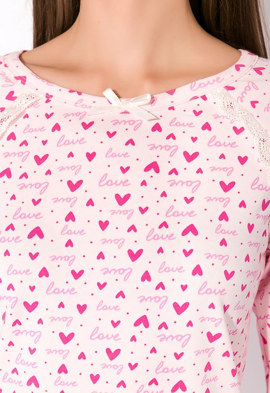 Нічна жіноча сорочка 107P13-2 (рожевий)