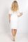 P 2025 Платье коктейльное с поясом (слоновая кость)