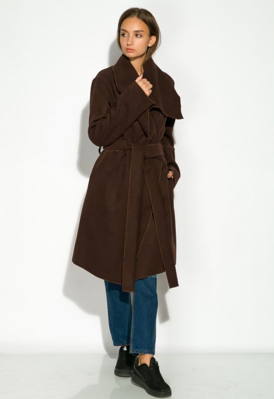 Пальто 110P706 (коричневий)