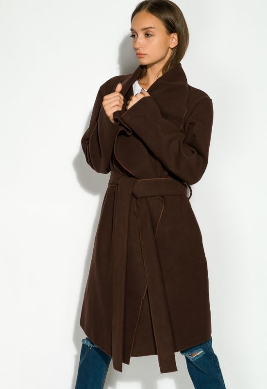 Пальто 110P706 (коричневий)