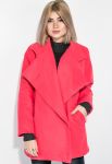 Пальто батал укорочене 72PD125 (кораловий)