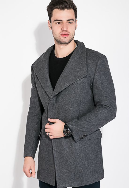 Пальто чоловіче кашемірове 186V001 (сірий)