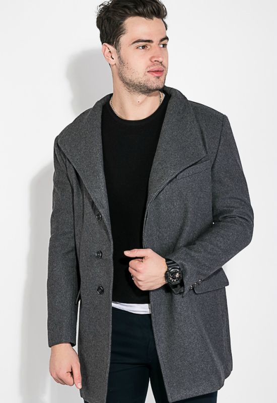 Пальто чоловіче кашемірове 186V001 (сірий)