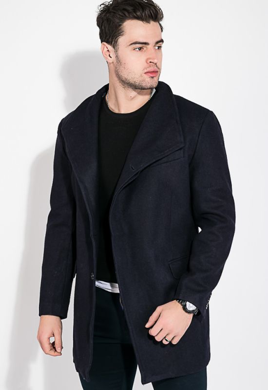 Пальто чоловіче кашемірове 186V001 (чорний)