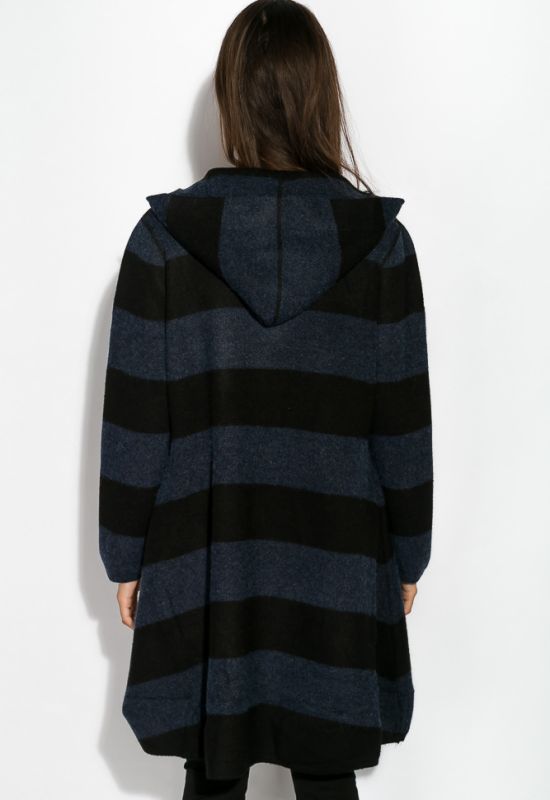 Жіноче пальто 120PFA6961 (чорний/синій)