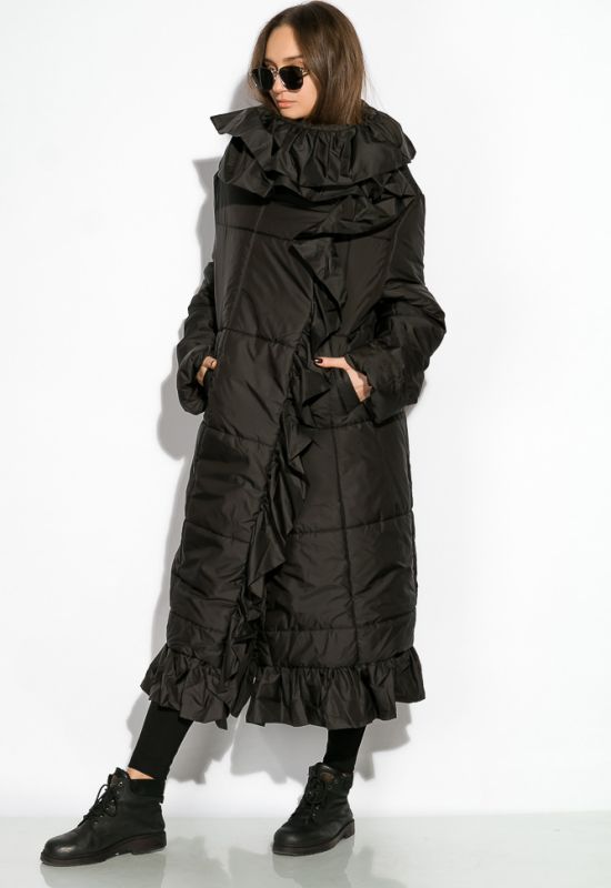 Жіноче пальто 120PIRA007 (чорний)