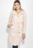 Пальто жіноче демісезонне з капюшоном 69PD1048 (персиковий)