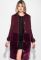 Пальто жіноче двофактурне 69PD1062 (марсала)